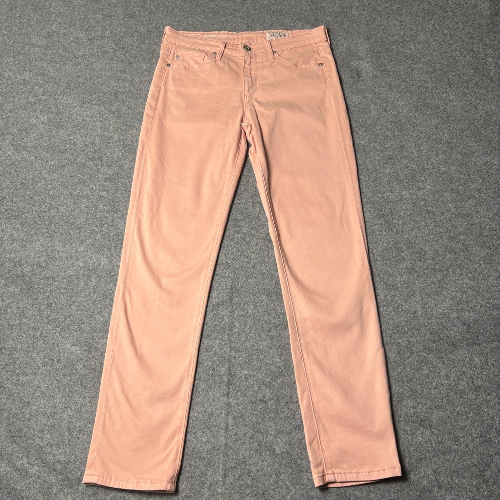 AG Adriano Goldschmied Peach Prima Crop Cigarette Leg Jeans Womens Size 26